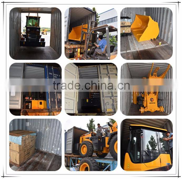 hydraulic truck mini scoop loader with screening bucket