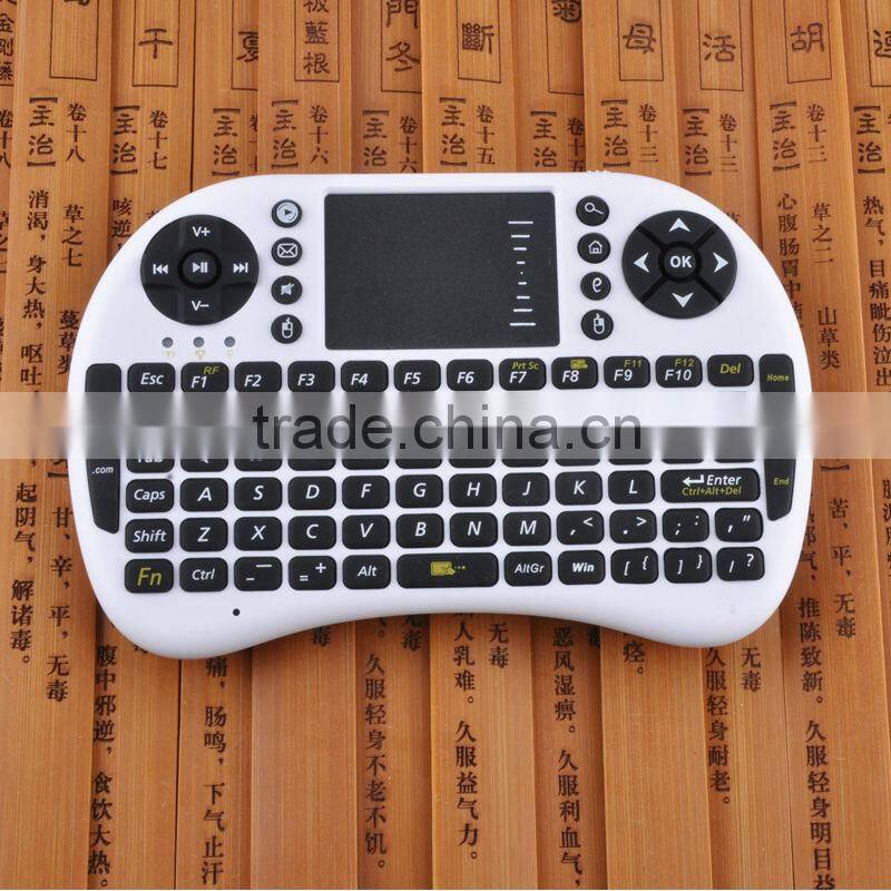 Rii i8 2.4G Wireless Mini Keyboard Touchpad for PC Pad Google Andriod smart TV Box
