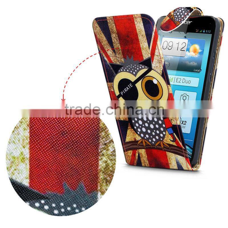 For Sony Xperia M C1905 High Quality Print Flip PU Leather Case Cover Moible Phone Case