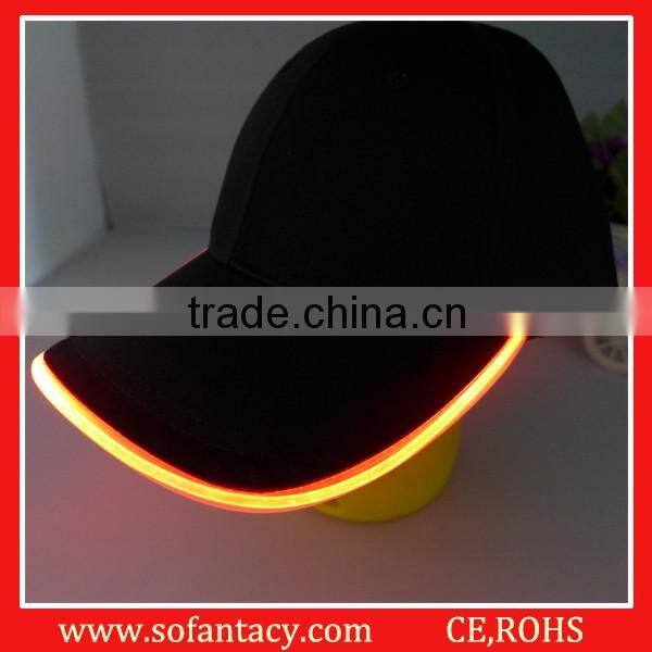 Customized LED Hat and LED Cap , LED Baseball caps with lights