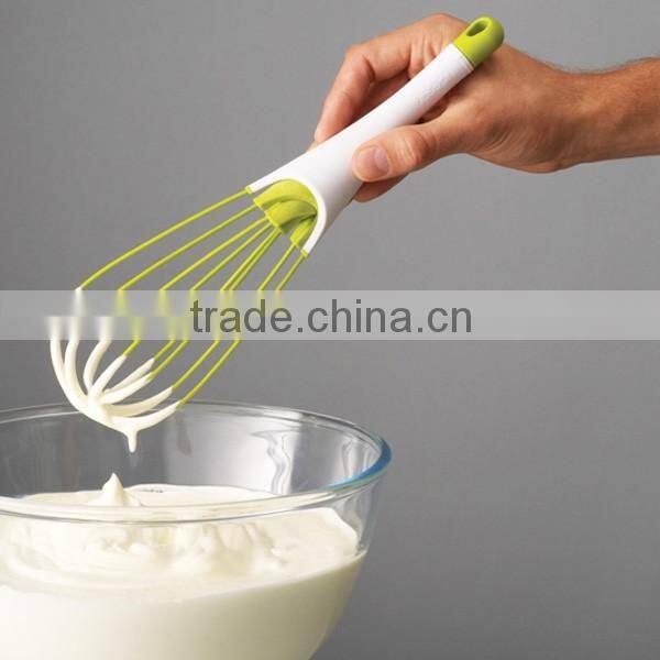Silicone Balloon and Flat Whisk Twist Milk and Egg Beater Blender