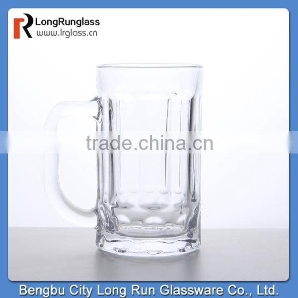 LongRun barware glass draft beer mug with handle manufacturer