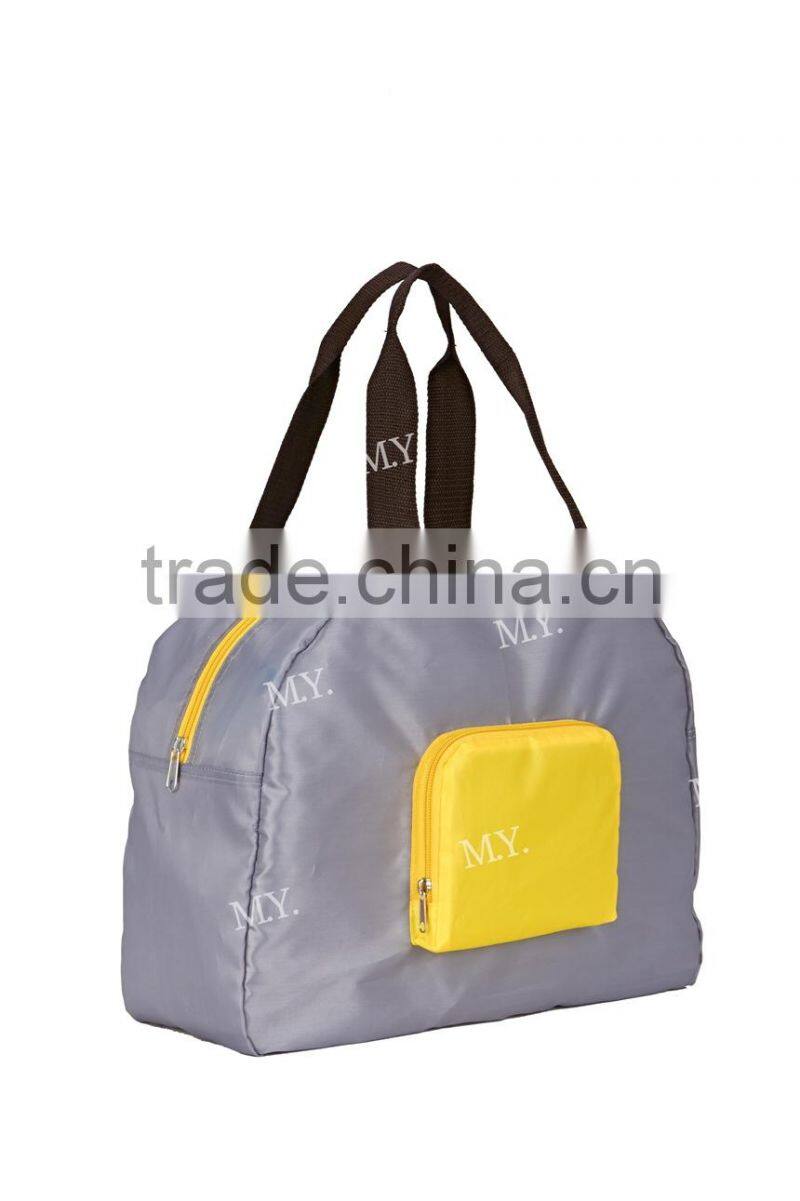 2016 Xiamen Travel Bag Organizer Weekend Travel Fabric Storage Bag Women