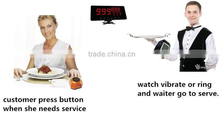 waitress call button pager, watch wrist bell, wifi audio receiver, wifi transmitter and receiver