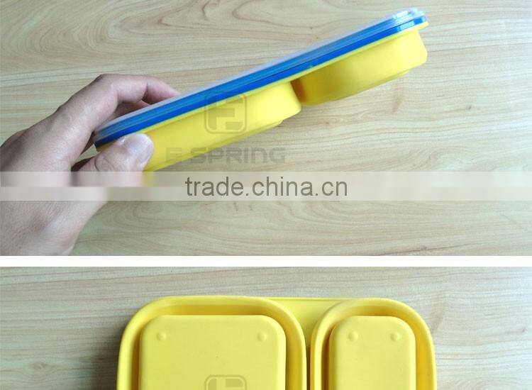 Collapsible Lunch Container with Spoon Silicone Container Bulk