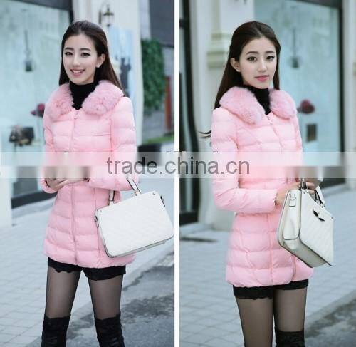 2015 Hot Sale Thicken Warm Sexy Coat Long Zipper Style OEM Price Fashion Beautiful Ladies Overcoat
