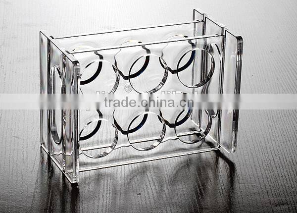 transparent KTV table bottle wine drink display rack
