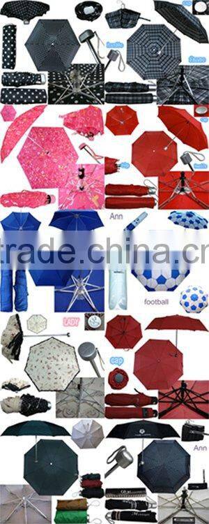 red 3 folding super mini lady fancy design umbrella
