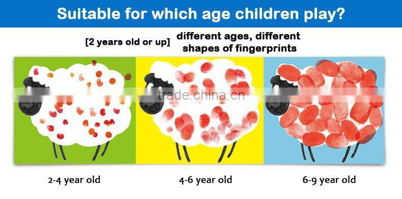 Paint color finger paint for kid