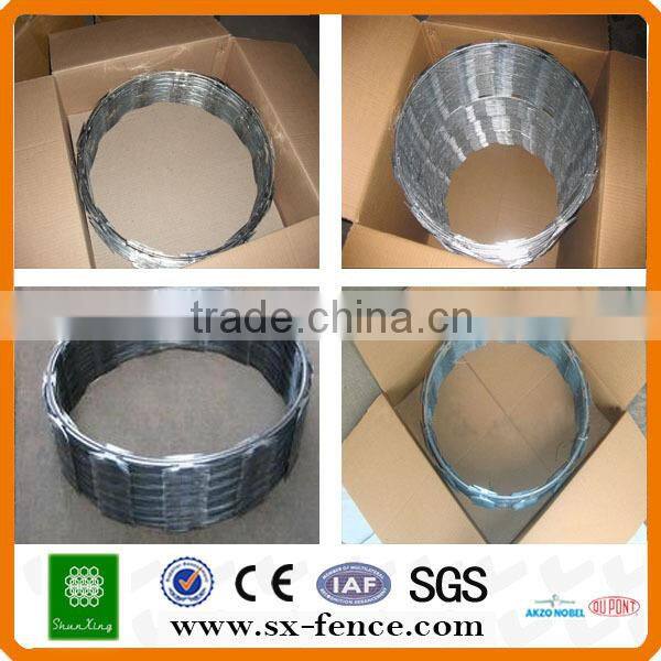 Galvanized Cheap BTO CBT Type Razor Wire Concertina Wire Price