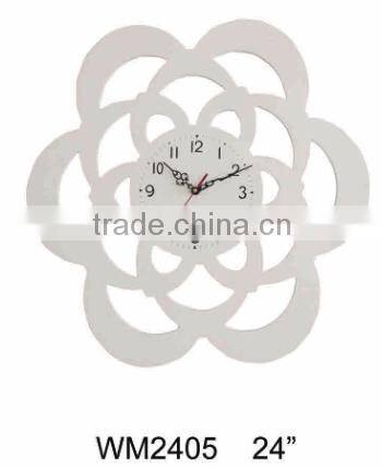 24 Inches HOUSEHOLD MDF WALL CLOCK