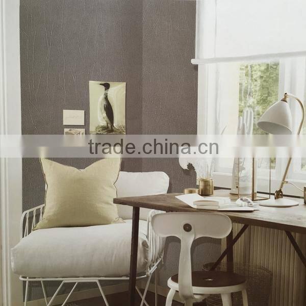 hot design korea wallpaper with peacock feathers flowers