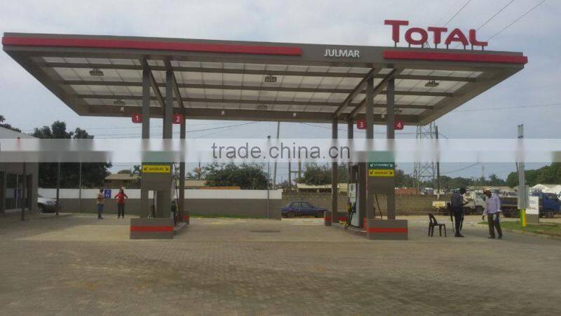 UL DLC IP66 110LM/W 100 watt led canopy light fixtures replace 200W gas station lighting