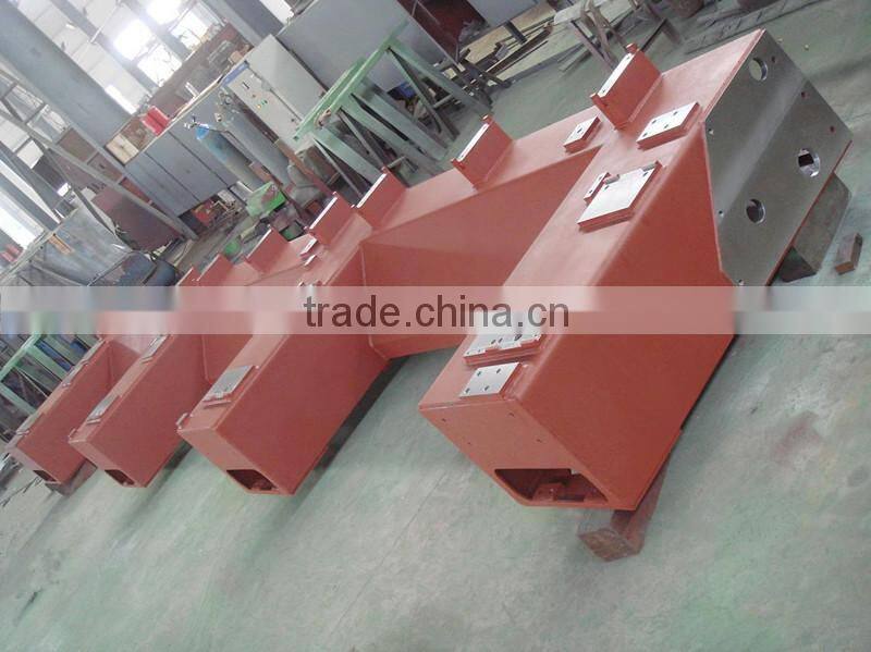 Customized large steel welding drilling cutting milling parts servies