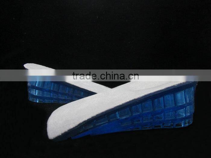 3 layers silicone height increasing shoe heel cushions soft gel heel cups adhesive foot care inner shoe lift taller pads