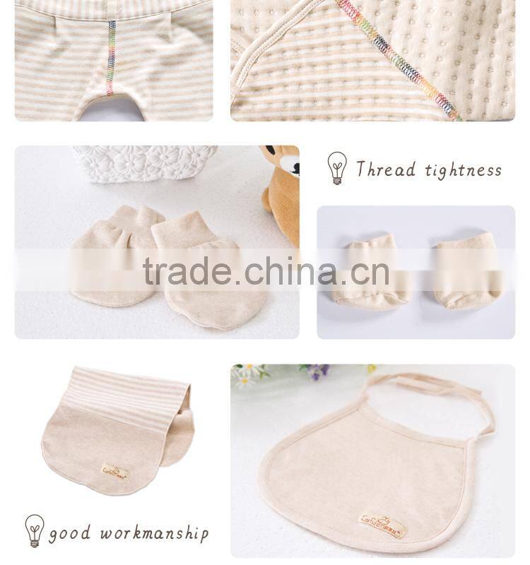 100% cotton nine pieces sets of baby Clothing Sets gift box for newborn around years