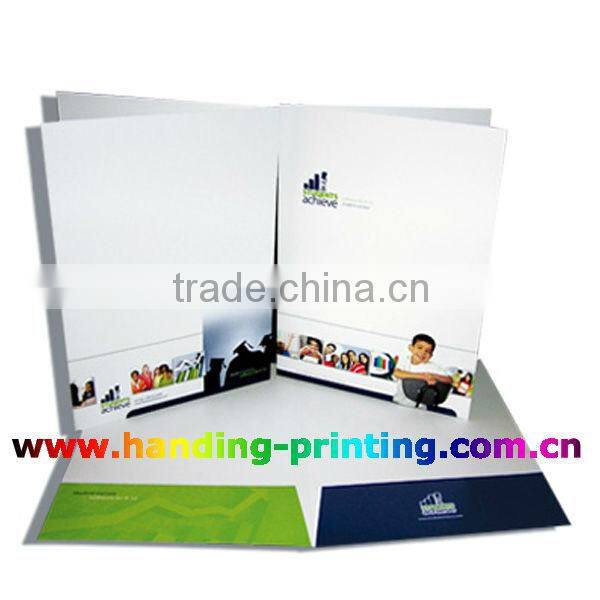 High Quality Company Paper File Pocket Folder Printing Service