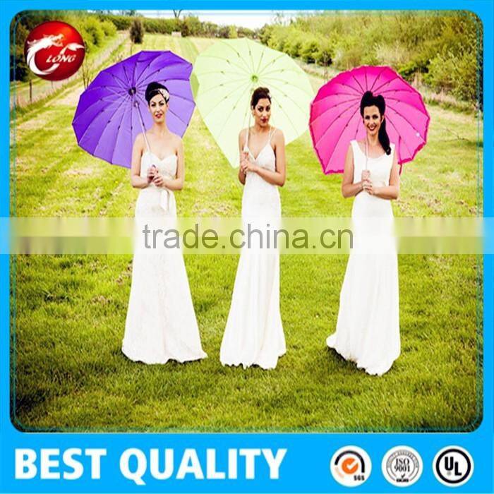 Straight umbrella, heart umbrella, Wedding umbrella for lover