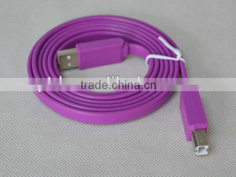 Good quality flat data line am to bm usb 2.0 printer cable