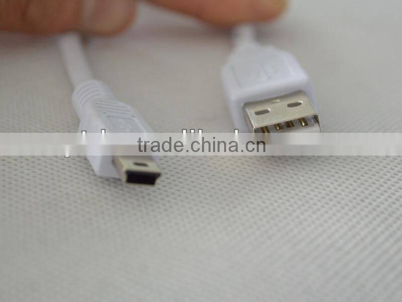 USB2.0 charging cable am to 5p mini usb cable