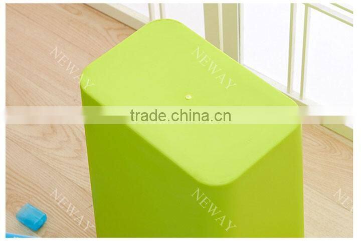 fancy plastic 8l garbage bin