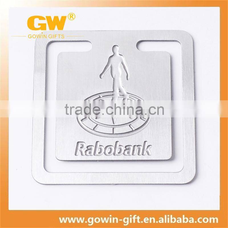 promotional cheap metal bookmark