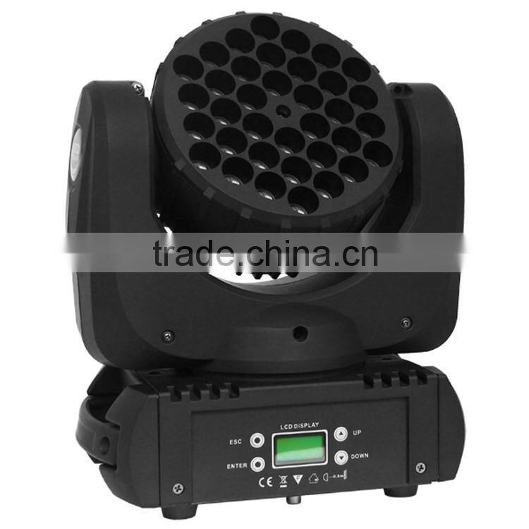Manufacturer Wholesale Blizzard Lighting Blade RGBW 36x3w LED Moving Head Wash Beam