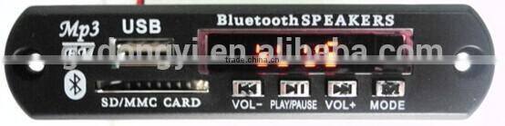 mp3 module with panel for amplifier , bluetooth speaker mp3 module