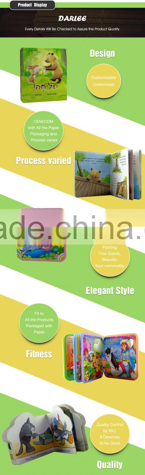 Customized 3d children story book cartoon printing child book for kids