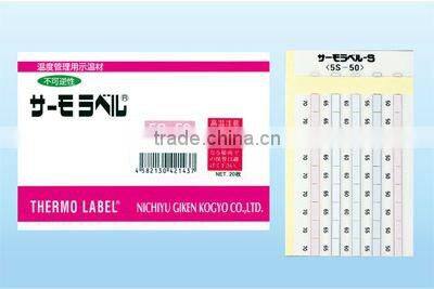 Temperature indicator label for power tool , electric tool / 5 Level