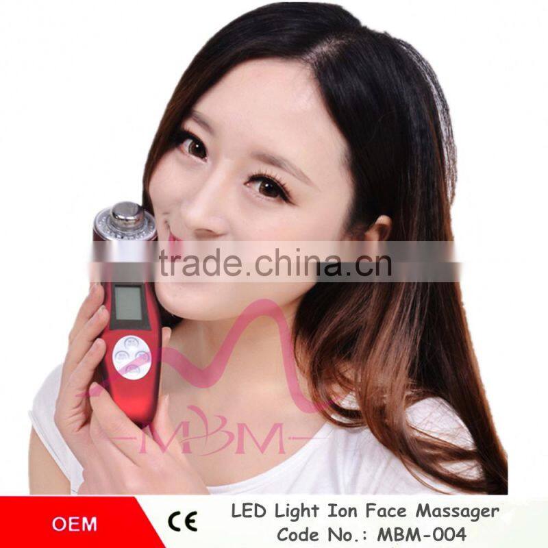Home use safe LED Light skin care machine led light therapy Physical ultrasonic Therapy machine for face beauty