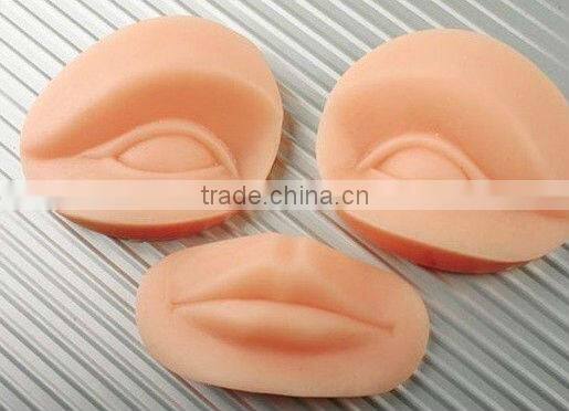 3D-Stereo tattoo practice head-lips eyebrow Practice Dermis