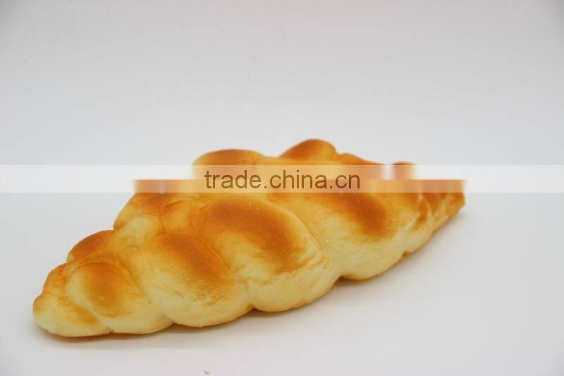 1pc Bread fake soft touch toast breakfast package props artificial