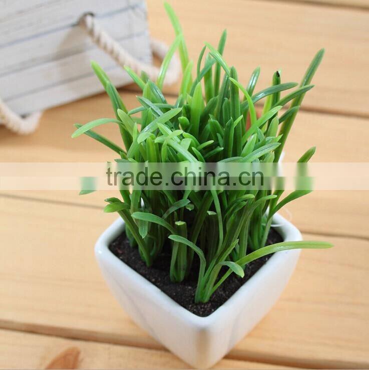 Lovely shaped plastic bonsai for decoration