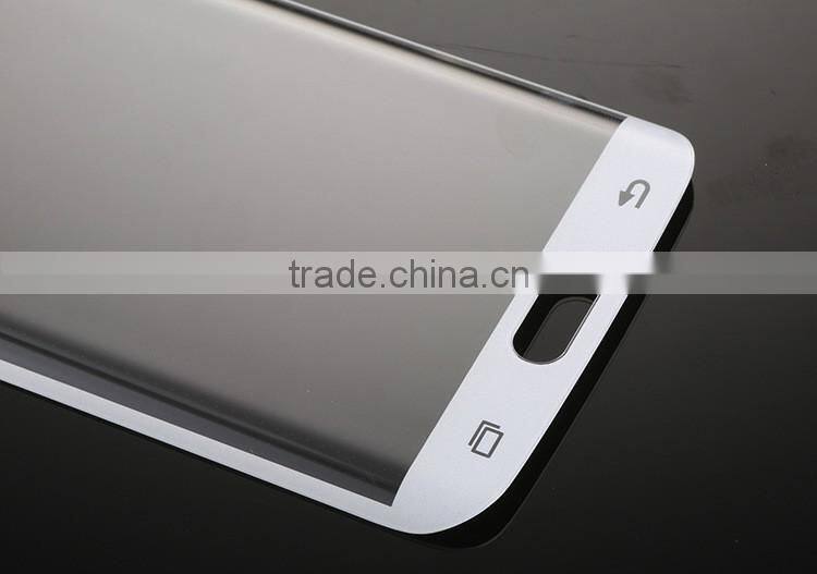 9H 0.2MM 3D Curved Full Coverage Tempered Glass Screen Protector For Galaxy S7 Edge G9350 Glass Silk print Glass Thermal Bending