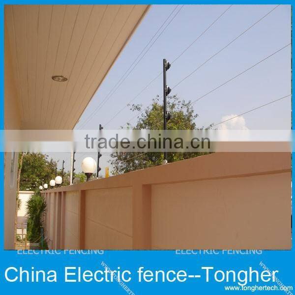 perimeter security high volotage fencing system with alarm