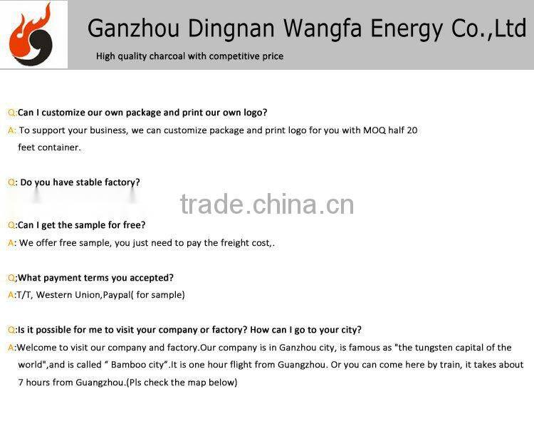 100% natural pure bamboo charcoal for sale