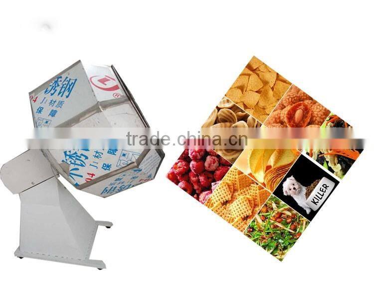 Stainless steel snacks food seasoning machine mixing various flavor