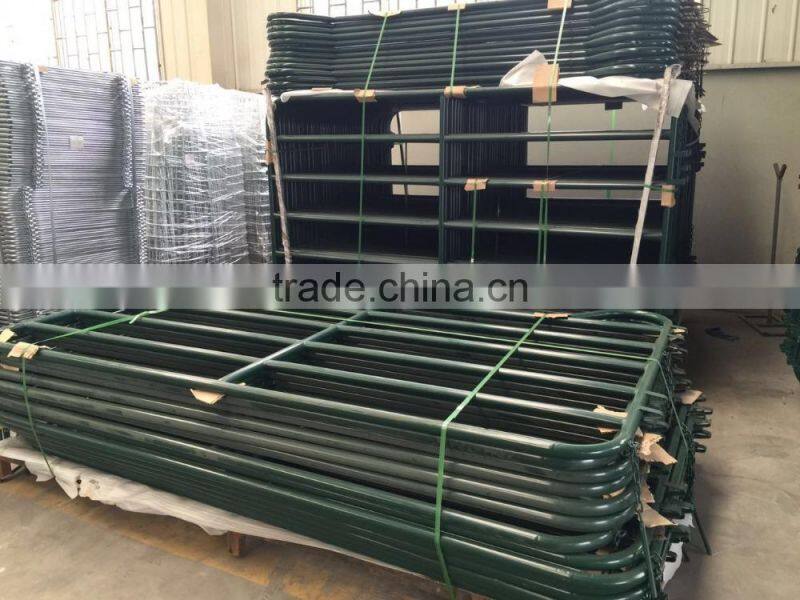 Metal livestock corral panels powder coated