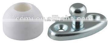 Customized enclosed trailer parts plunger and rubber sockert door holder