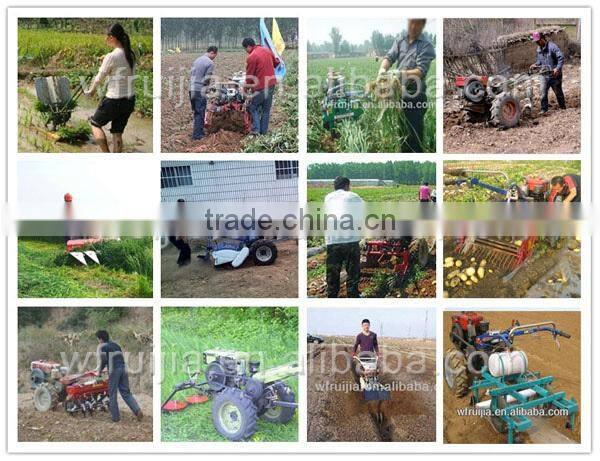 2014 New agricultural equipment matched mini farm walking tractor self-tipping type trailer semi trailer