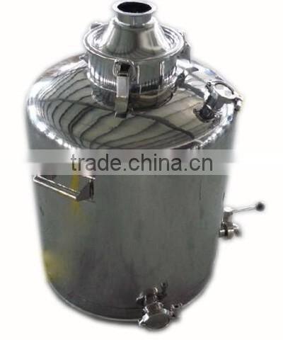 home alcohol distiller /pot still distillation /stainless steel milk can boiler