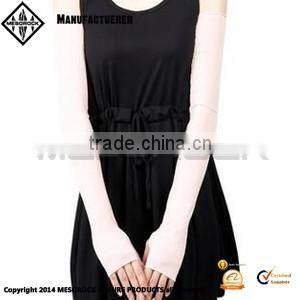 Women Arm Sleeves Fingerless Gloves Custom Car Sunshade Stretchy Long Sleeve