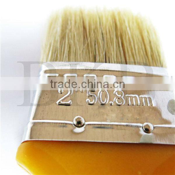 2 inch pure bristle paint brush with plastic handle