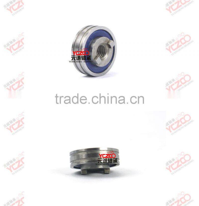 Non-standard deep groove ball bearing for hanging door