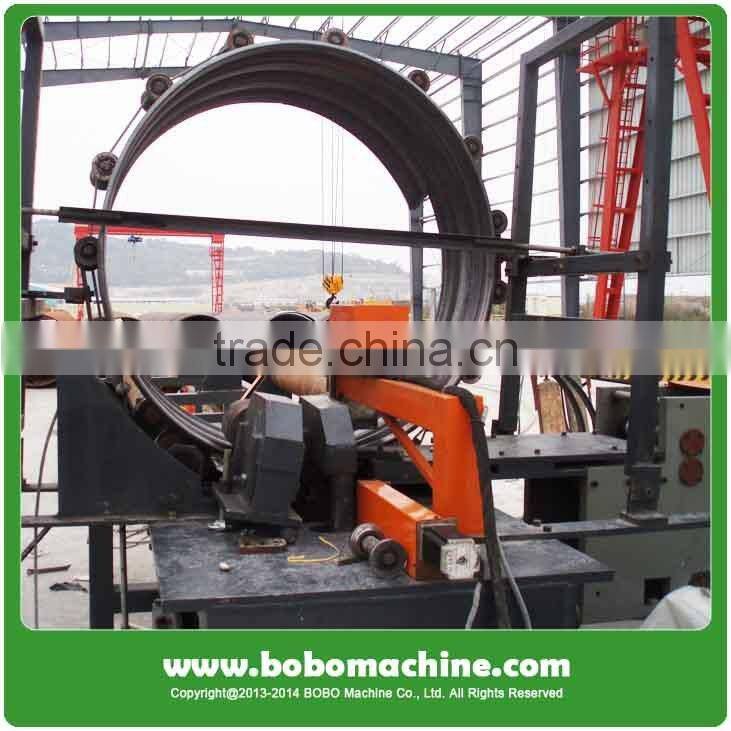 Large diameter corrugated steel tube forming machine