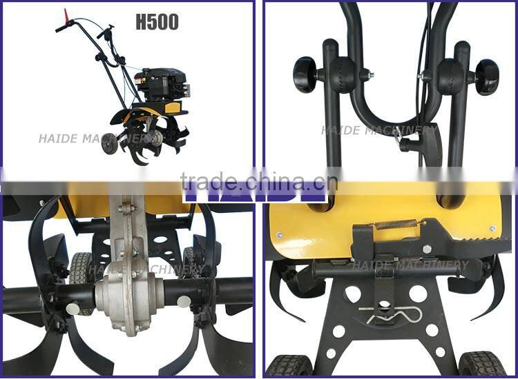 6.5hp Gasoline power tiller H500 mini tractor cultivator