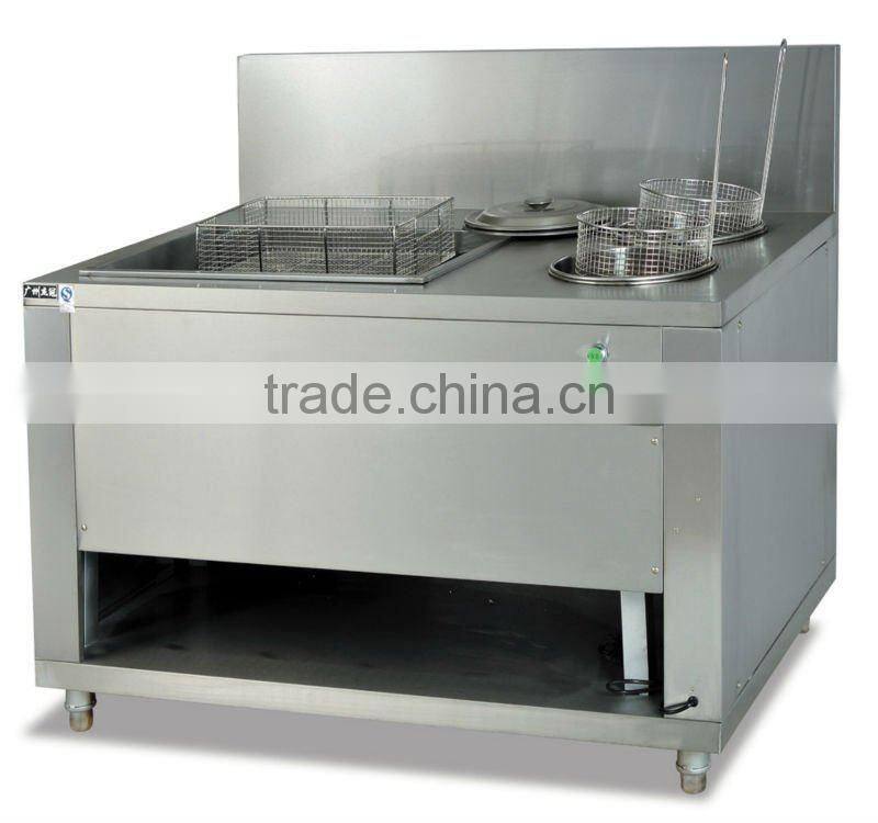 freestanding Electric 2tank &2 basket Deep Fryer with Timer DF-26A
