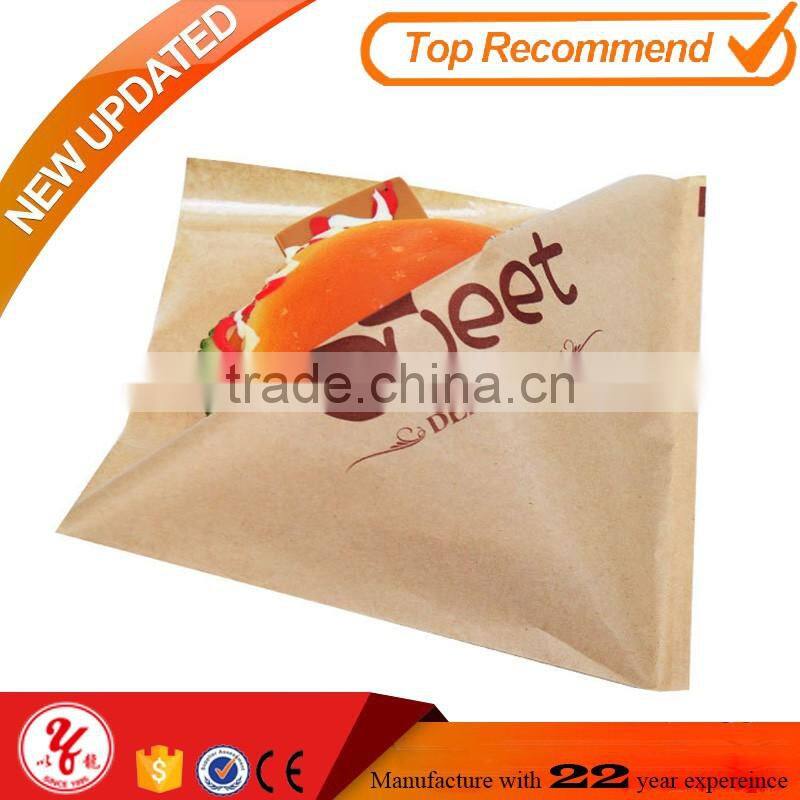 Food grade brown sandwich bags, white paper lunch bags, and merchandise bags for food