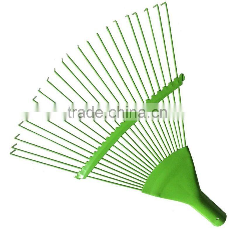 22 Teeth Power Coating Leaf Rake Head